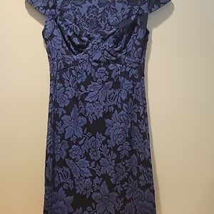 Guess Navy Floral Mini Dress